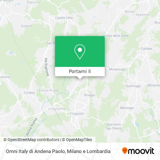 Mappa Omni Italy di Andena Paolo