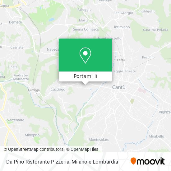 Mappa Da Pino Ristorante Pizzeria