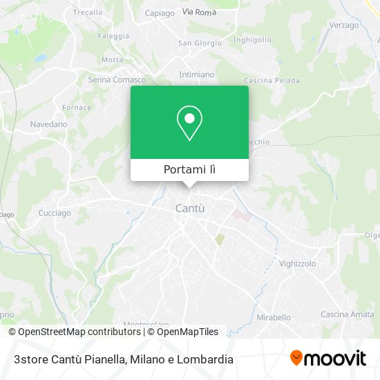 Mappa 3store Cantù Pianella
