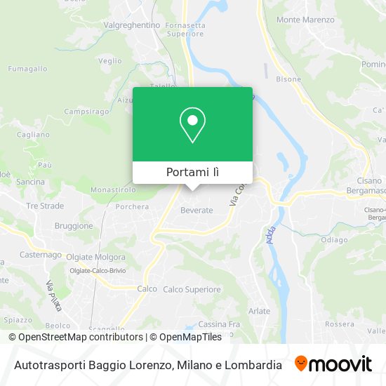 Mappa Autotrasporti Baggio Lorenzo