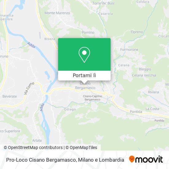 Mappa Pro-Loco Cisano Bergamasco