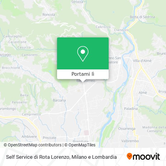 Mappa Self Service di Rota Lorenzo