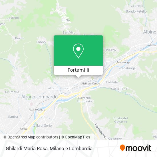 Mappa Ghilardi Maria Rosa