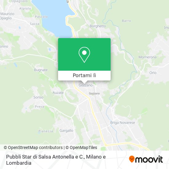 Mappa Pubbli Star di Salsa Antonella e C.