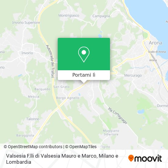 Mappa Valsesia F.lli di Valsesia Mauro e Marco