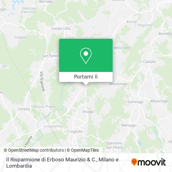 Mappa Il Risparmione di Erboso Maurizio & C.