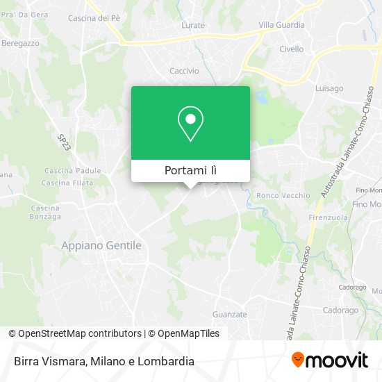 Mappa Birra Vismara