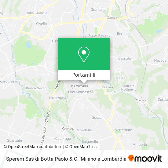 Mappa Sperem Sas di Botta Paolo & C.