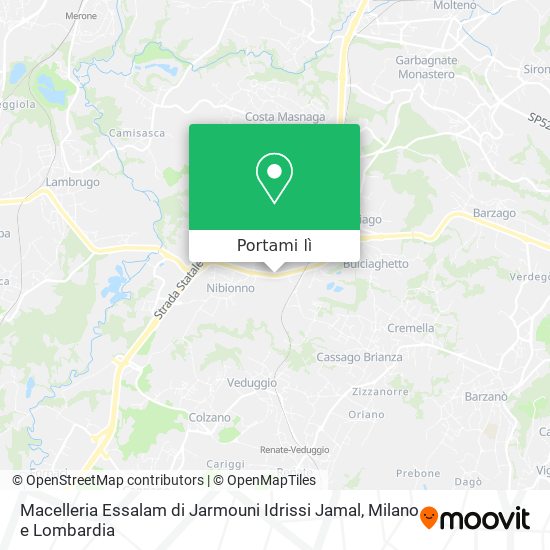 Mappa Macelleria Essalam di Jarmouni Idrissi Jamal