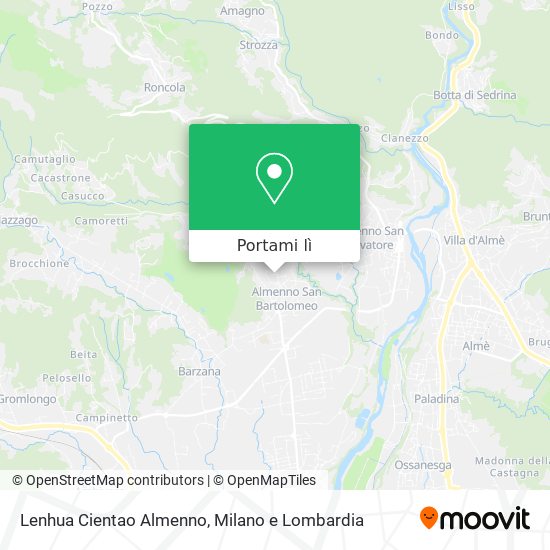 Mappa Lenhua Cientao Almenno