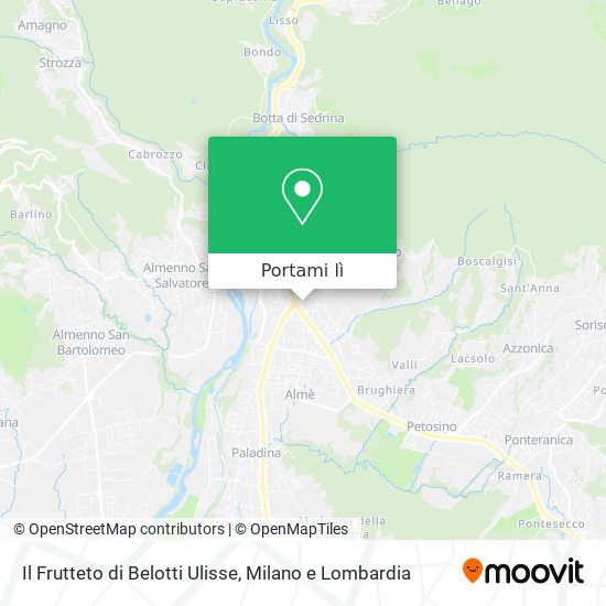 Mappa Il Frutteto di Belotti Ulisse
