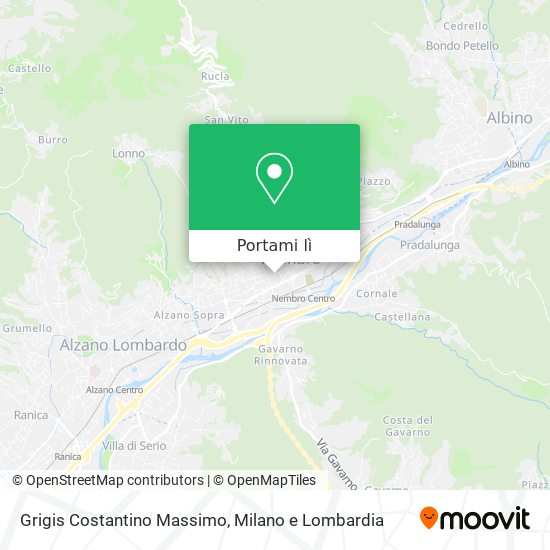 Mappa Grigis Costantino Massimo