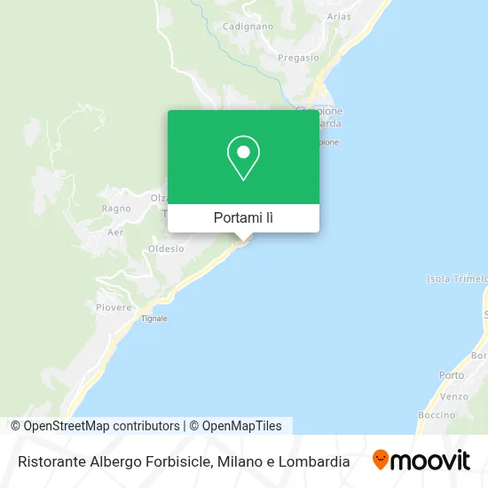 Mappa Ristorante Albergo Forbisicle