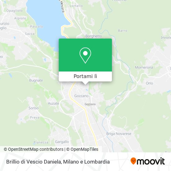 Mappa Brillio di Vescio Daniela