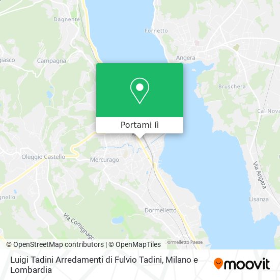 Mappa Luigi Tadini Arredamenti di Fulvio Tadini