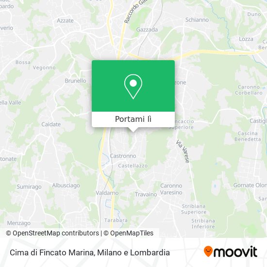 Mappa Cima di Fincato Marina