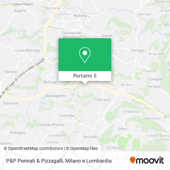 Mappa P&P Pennati & Pizzagalli