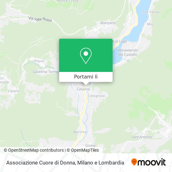 Mappa Associazione Cuore di Donna