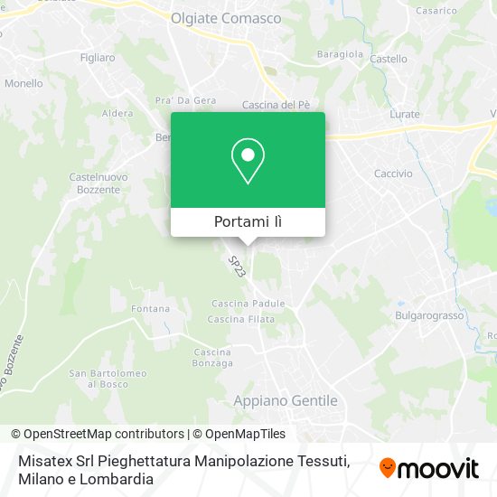 Mappa Misatex Srl Pieghettatura Manipolazione Tessuti
