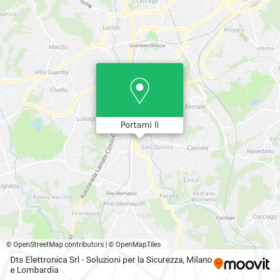 Mappa Dts Elettronica Srl - Soluzioni per la Sicurezza