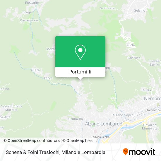 Mappa Schena & Foini Traslochi
