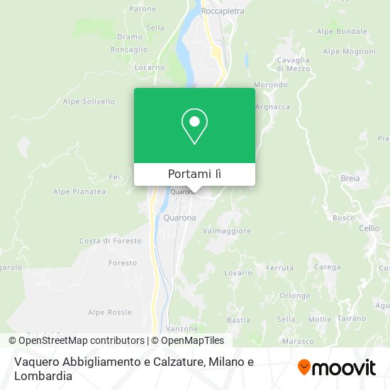 Mappa Vaquero Abbigliamento e Calzature