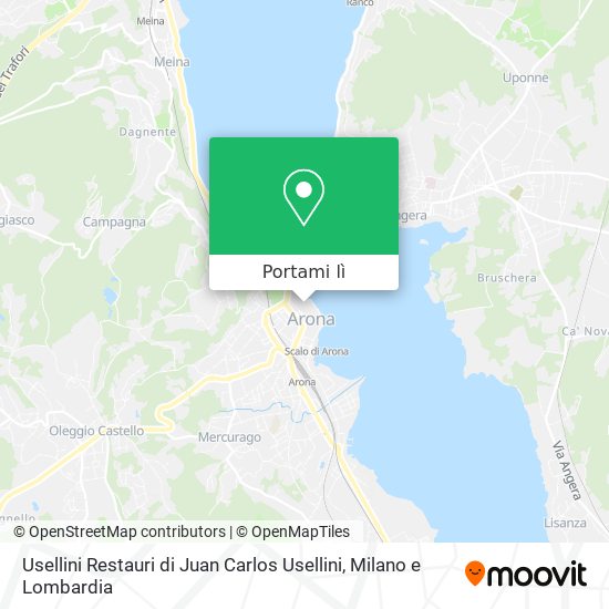 Mappa Usellini Restauri di Juan Carlos Usellini