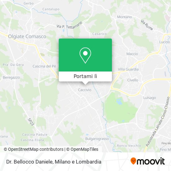 Mappa Dr. Bellocco Daniele