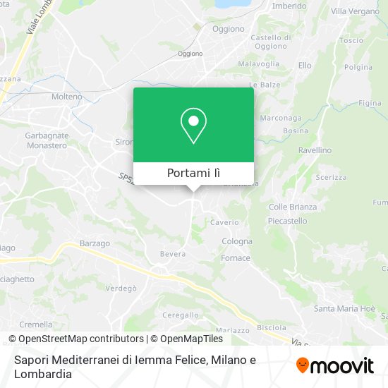 Mappa Sapori Mediterranei di Iemma Felice