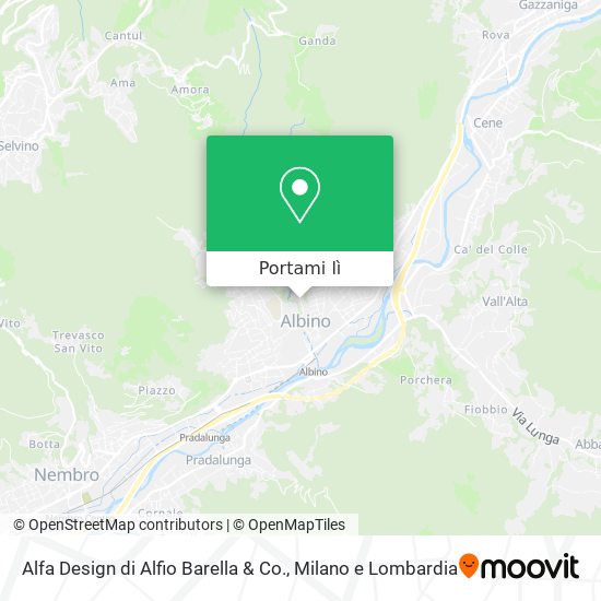 Mappa Alfa Design di Alfio Barella & Co.