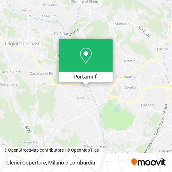 Mappa Clerici Coperture