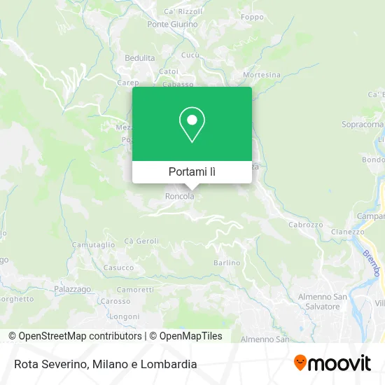 Mappa Rota Severino