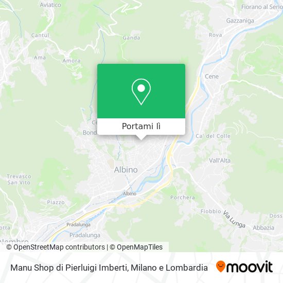 Mappa Manu Shop di Pierluigi Imberti