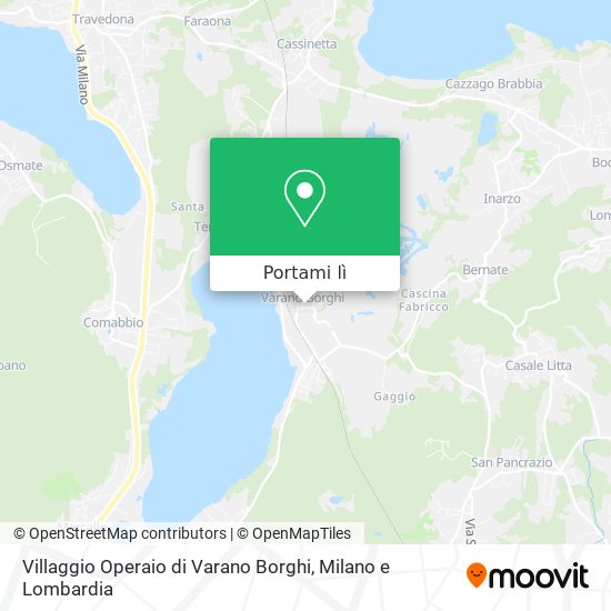 Mappa Villaggio Operaio di Varano Borghi