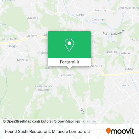 Mappa Found Sushi Restaurant