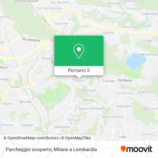 Mappa Parcheggio scoperto