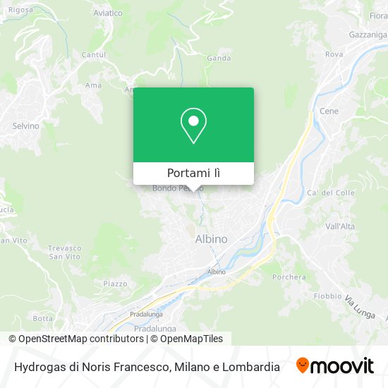 Mappa Hydrogas di Noris Francesco