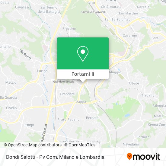 Mappa Dondi Salotti - Pv Com