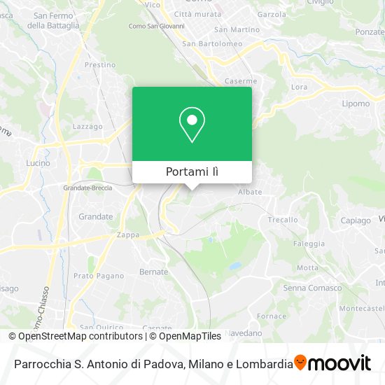 Mappa Parrocchia S. Antonio di Padova