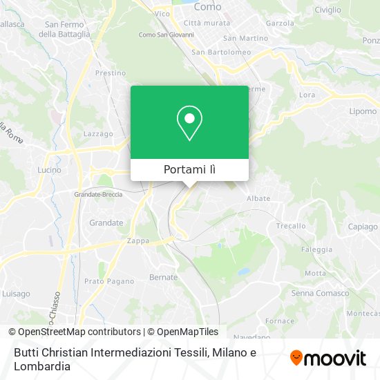 Mappa Butti Christian Intermediazioni Tessili