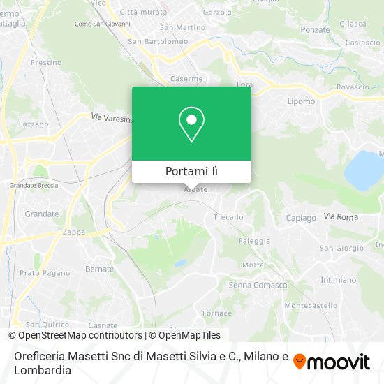 Mappa Oreficeria Masetti Snc di Masetti Silvia e C.