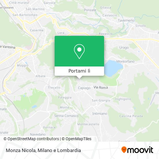 Mappa Monza Nicola