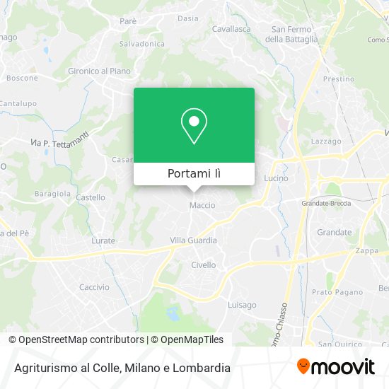 Mappa Agriturismo al Colle