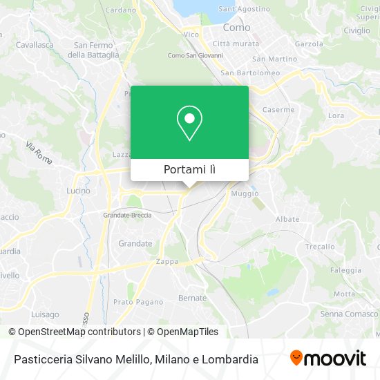 Mappa Pasticceria Silvano Melillo