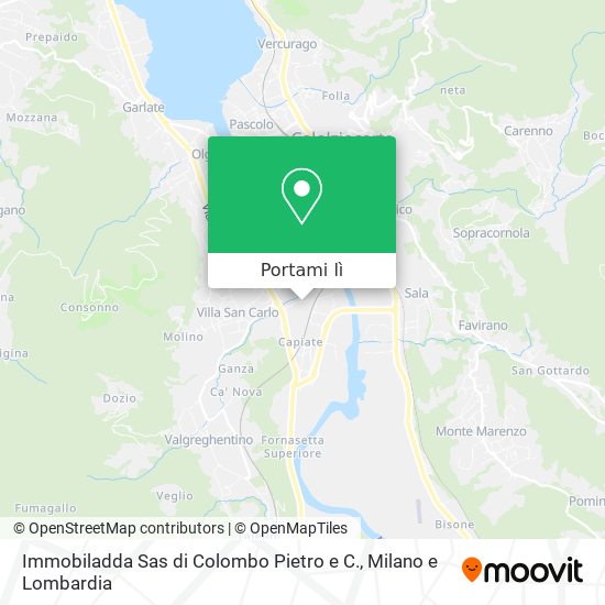 Mappa Immobiladda Sas di Colombo Pietro e C.