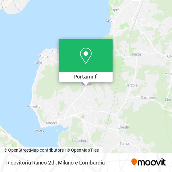 Mappa Ricevitoria Ranco 2di