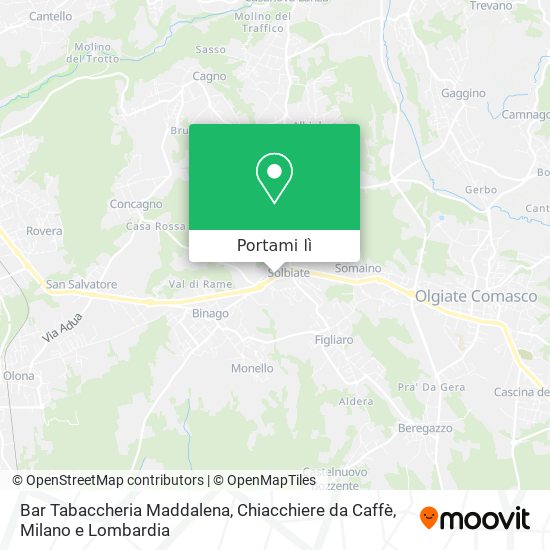 Mappa Bar Tabaccheria Maddalena, Chiacchiere da Caffè