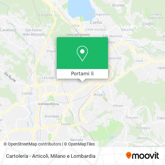 Mappa Cartoleria - Articoli