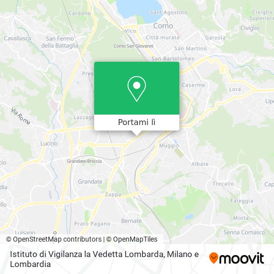 Mappa Istituto di Vigilanza la Vedetta Lombarda