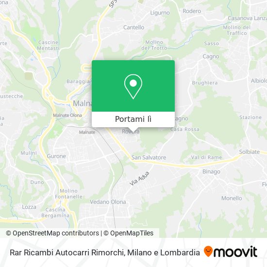 Mappa Rar Ricambi Autocarri Rimorchi